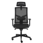 Kancelárska stolička GAME VIP SYN čierno/sivá (B8033) + PDH 3D + podrúčky P44