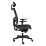 Kancelárska stolička GAME VIP SYN čierno/sivá (B8033) + PDH 3D + podrúčky P44