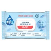 Vlhčený toaletný papier Comfort, s alantoínom s upokojujúcim účinkom