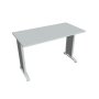 Pracovný stôl Flex, 120x75,5x60 cm, sivý/kov