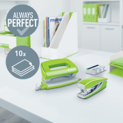 Zošívačka Leitz NeXXt WOW 5528 mini zelená