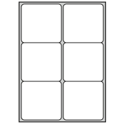 Etikety univerzálne 99,1x93,1mm Agipa A4 100 hárkov