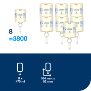 Tekuté mydlo TORK jemné 475 ml do mini dávkovača TORK Elevation svetložlté S2